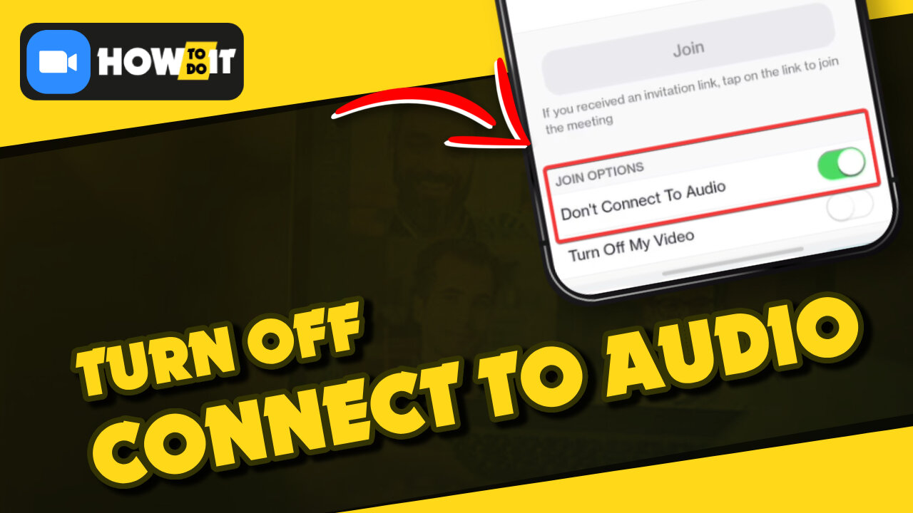 How to turn off connect to audio on Zoom