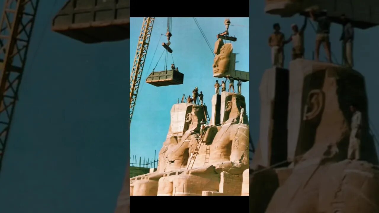 Moving the Temple of Abu Simbel #shorts