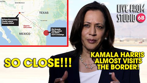 WOW! Kamala Harris ALMOST Visits the Border!!!