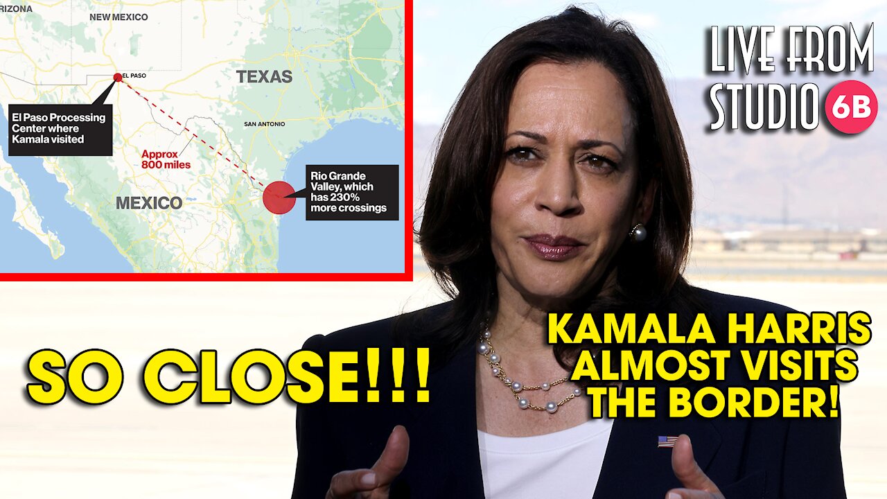 WOW! Kamala Harris ALMOST Visits the Border!!!