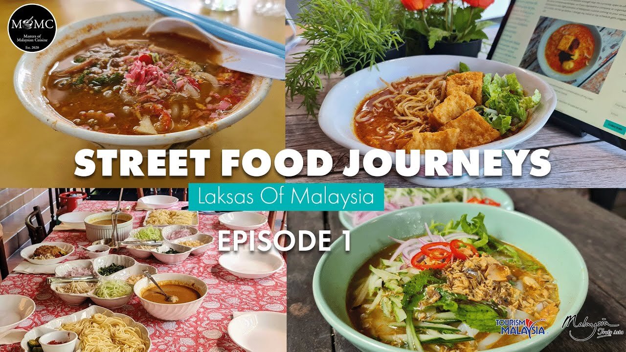 How to Cook: Laksa Johor, Laksa Penang, Curry Laksa (Street Food Journeys 4 Ep1)