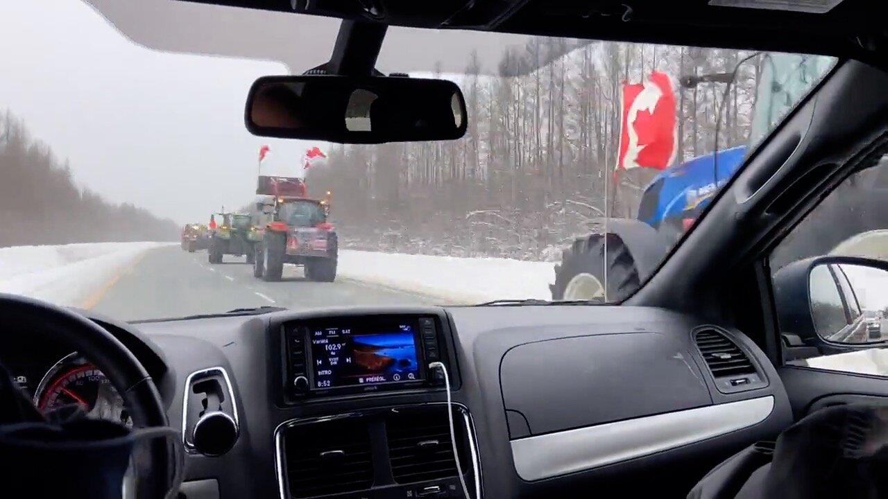 QUEBEC PROTEST CONVOY 🔥 UNBELIEVABLE!! 🔥 🇨🇦🇨🇦🇨🇦🇨🇦🇨🇦🇨🇦🇨🇦 #FREEDOMCONVOY22 #CANADA #QUEBEC