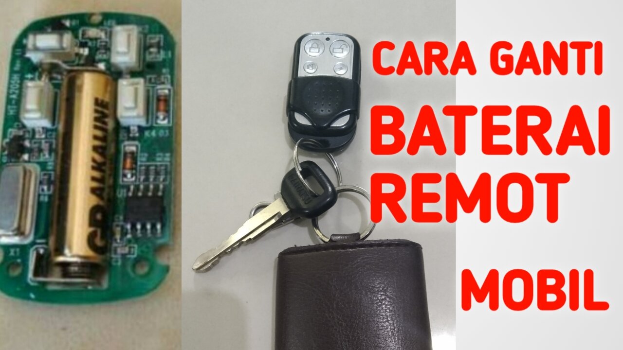 HOW TO CHANGE THE CAR REMOTE BATTERY