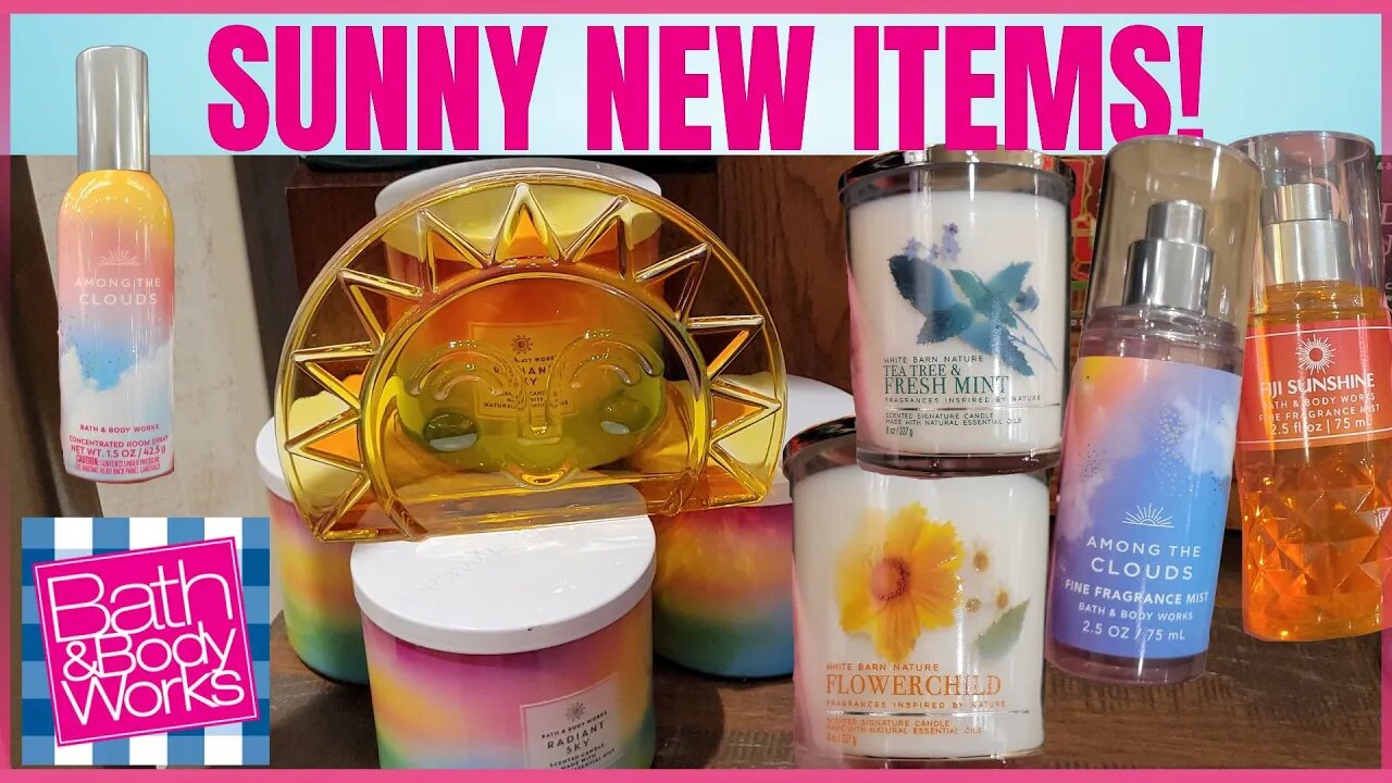 Bath & Body Works | NEW SPRING SCENTS | NEW CANDLE HOLDERS | #bathandbodyworks #sas