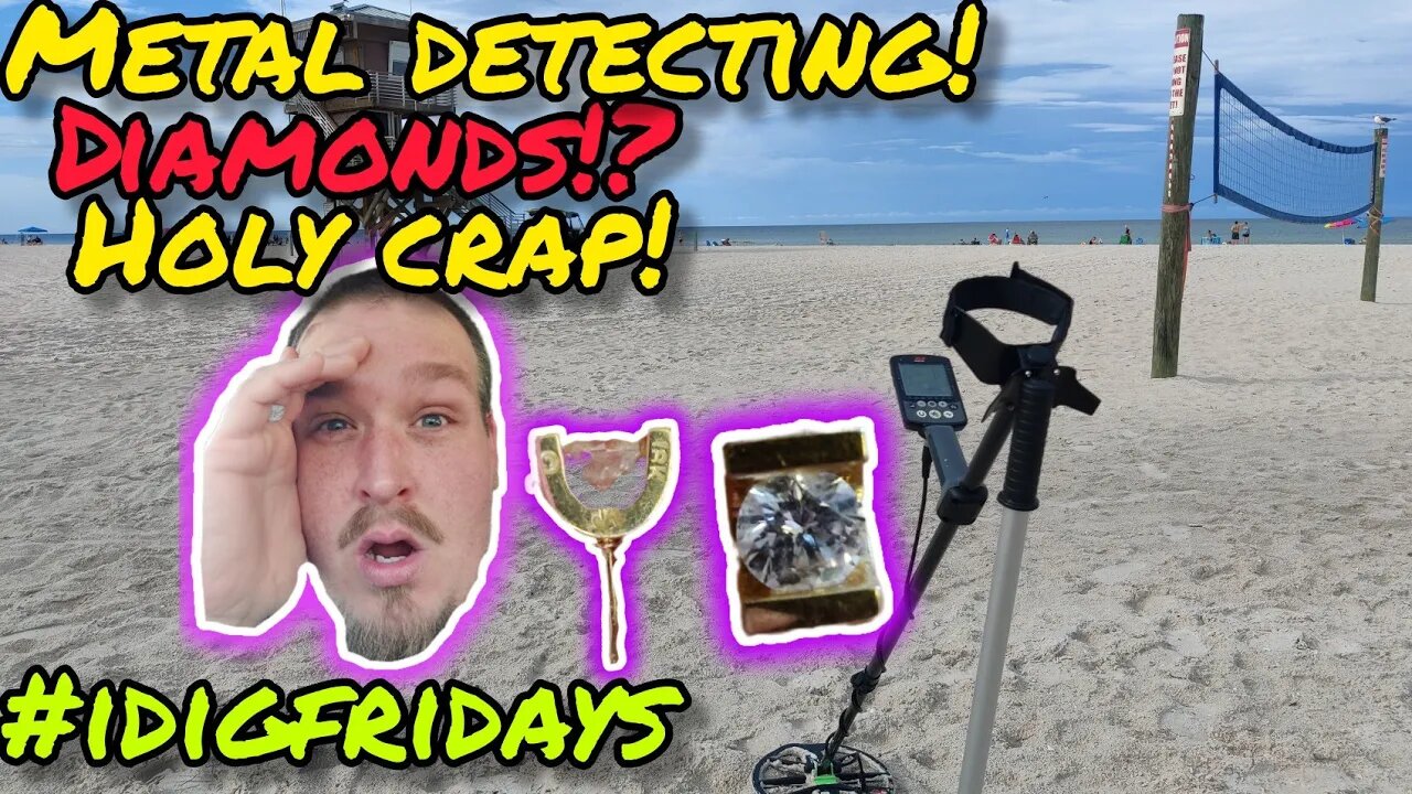 Diamonds and Gold Found?! Metal Detecting Florida Beach Adventure Huge Score Treasure Hunting