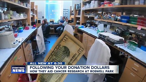 Follow the money: Where your research dollars go after you donate to Roswell Park