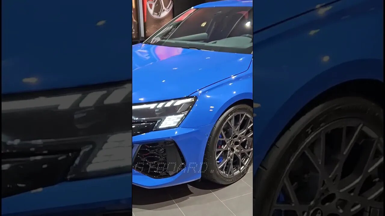 😱407 HP Audi RS3 Sportback Performance Edition 1/300 Nogaro Blue top speed 300 km/h