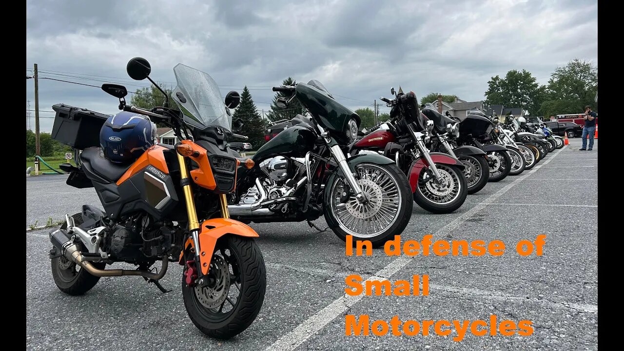 In defense of the small Motorcycle: Lawn Pennsylvania Biker Breakfast ride