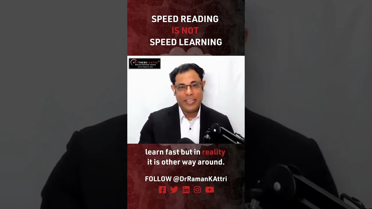 Speeding through pages won't guarantee knowledge retention.