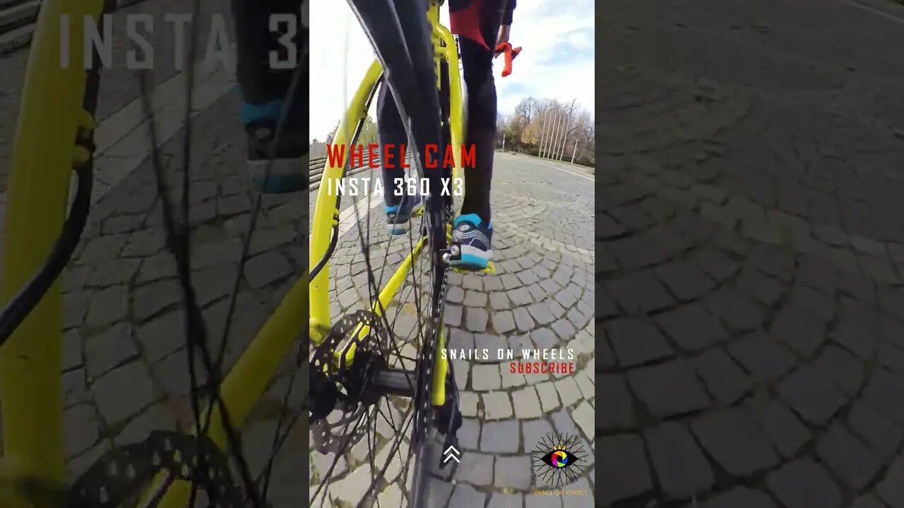 WHEEL CAM with INSTA 360 X3 at Carol Park , Bucharest | #shorts | 🇷🇴