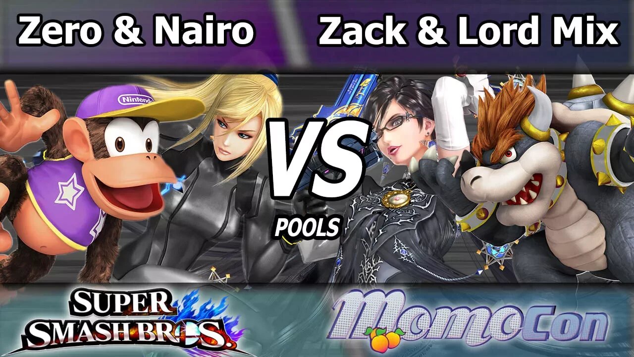 TSM|Zero & NRG|Nairo vs. Captain Zack & Lord Mix - Wii U Doubles Pools - Momocon 2017