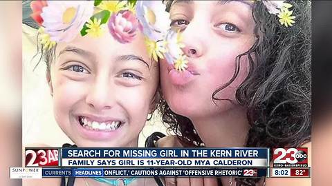 11-year-old girl is missing after being in Kern River