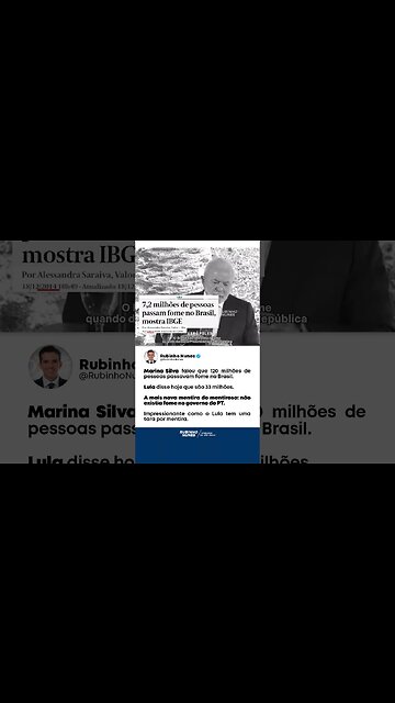 Lula disse que acabou com a fome. 7,2 milhões de brasileiros discordariam do Lula #shorts