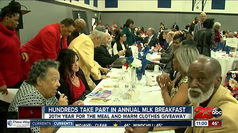 Hundreds take part in annual MLK breakfast