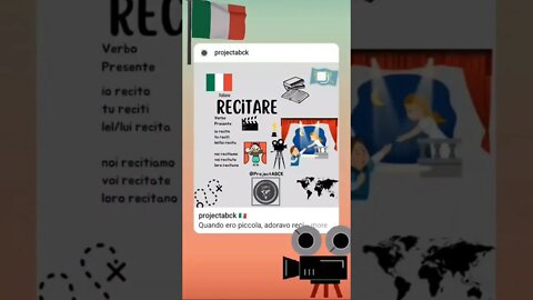 🇮🇹 Recitare