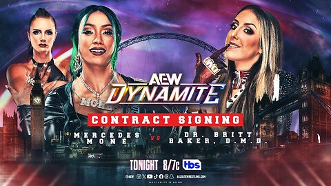 Britt Baker Attacks Kamille During Contract Signing with Mercedes Mone! #shorts