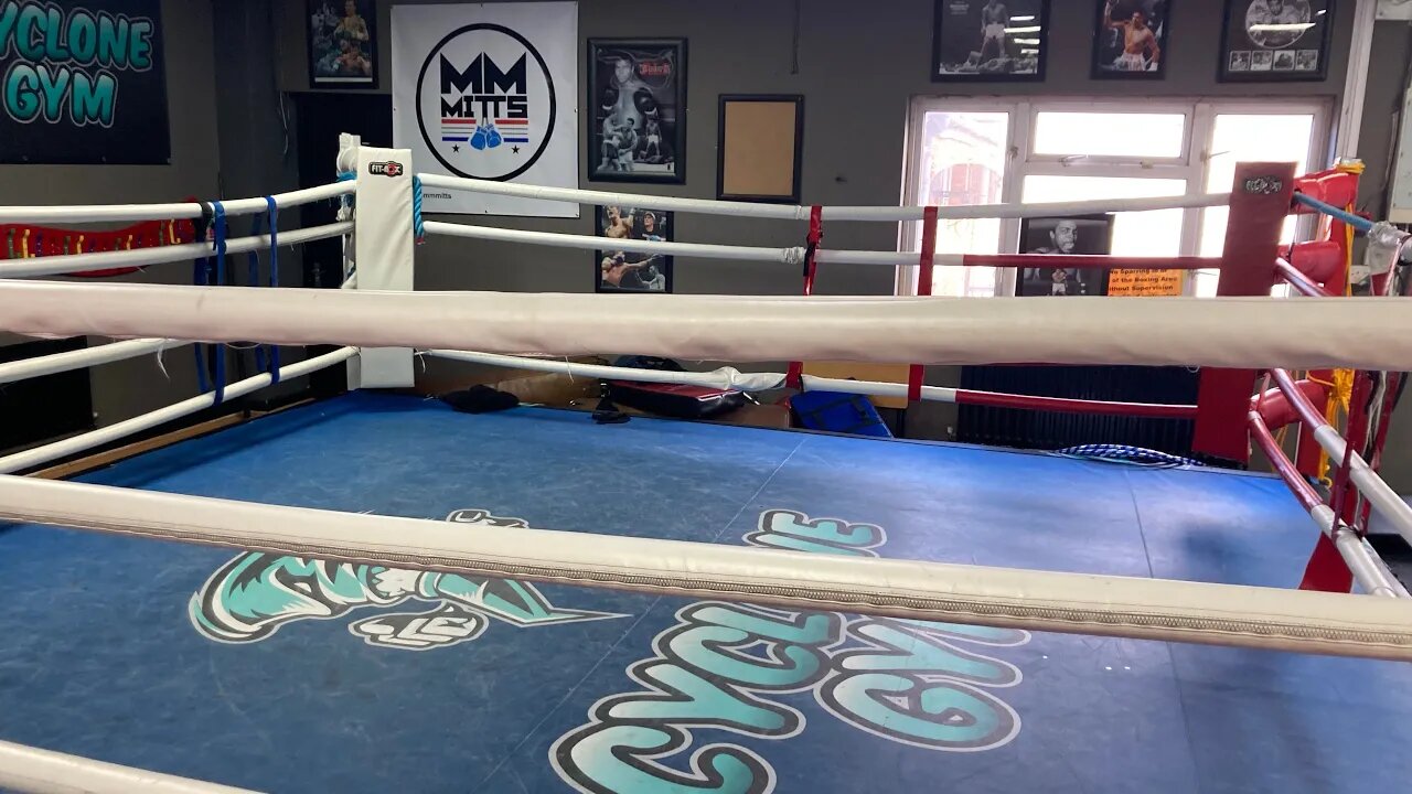 Light sparring! For my upcoming fight.