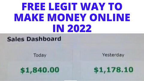 Free ways to make money online (Make money working from home)