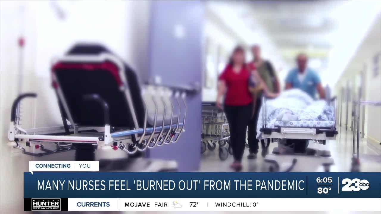 Many nurses feel 'burned out' from pandemic