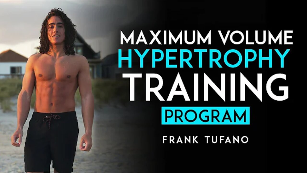 FITNESS ROUTINE IS HERE! Maximum Volume Hypertrophy Training