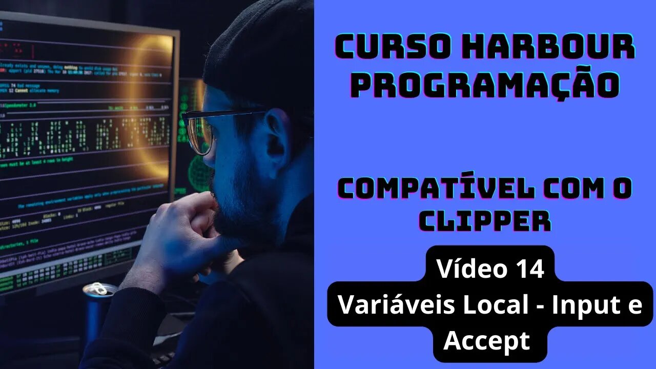 Harbour Programação - Variáveis Local - Input e Accept - V14