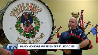 Greater Buffalo Firefighters Pipes and Drums Band honors lives lost