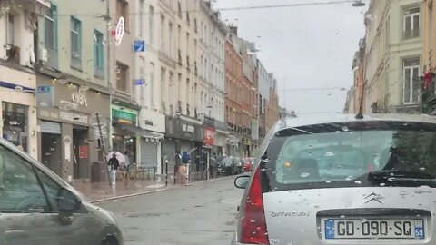 Un toure a lille مباشر من ليل الفرنسية مع الاجواع الممطرة 🇫🇷🌧