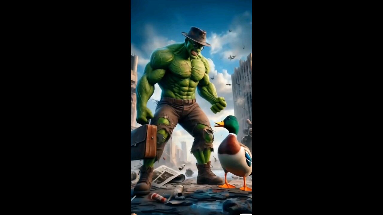 duck comine hulk amazimg