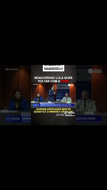 VOLTA DA CPMF? FAZOELE!!!