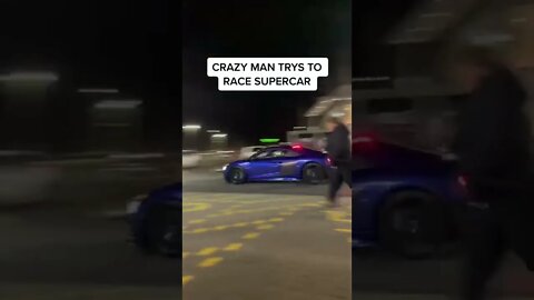 Crazy Man Try’s Chasing After Audi R8 #fail #supercar #hypercar #modified #modifiedcars