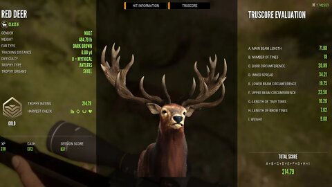 The Hunter COTW 8 Mythical Red Deer Cuato Calinas