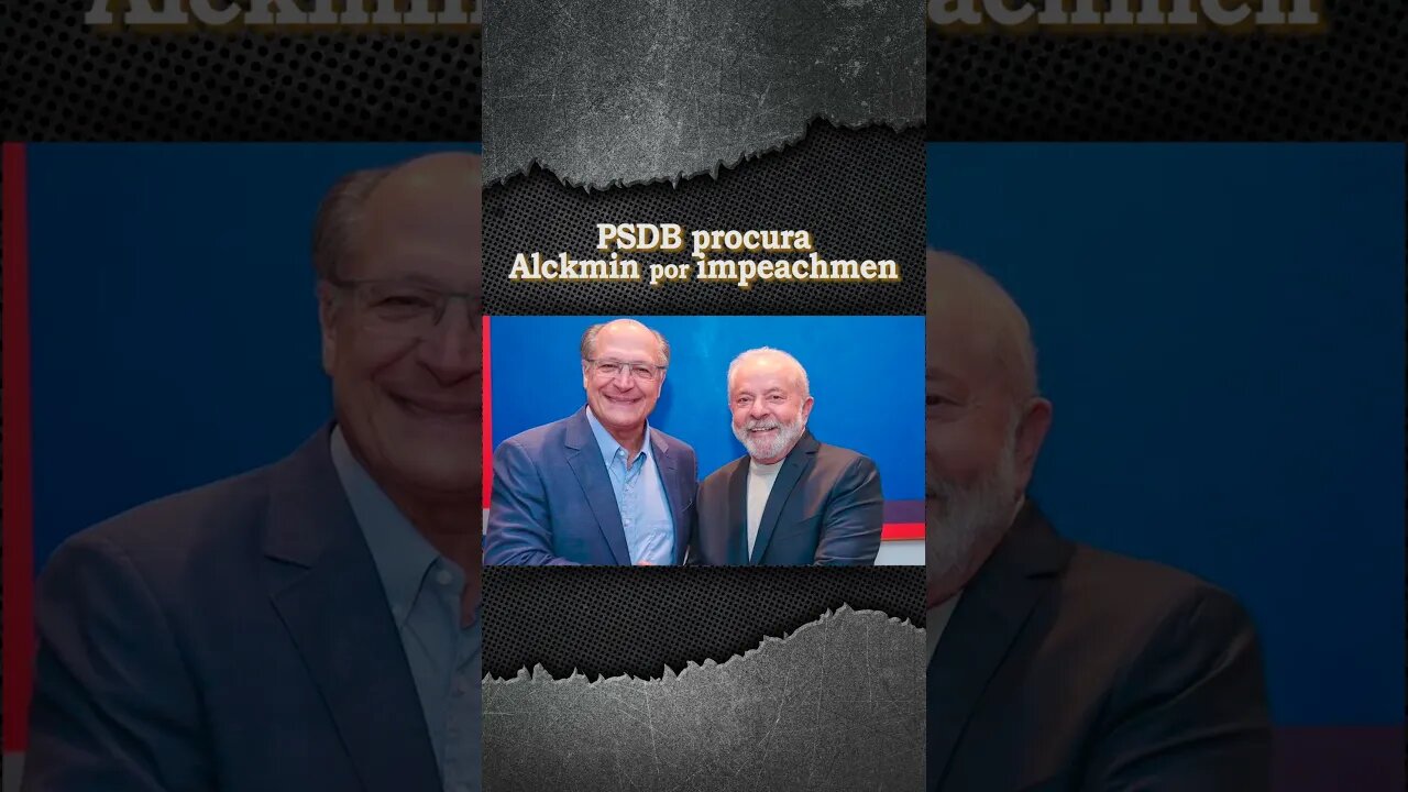 Alckmin teria respondido que...