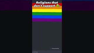 Religions that Don't Support LGBBQ #shorts