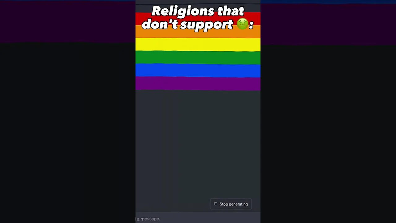 Religions that Don't Support LGBBQ #shorts