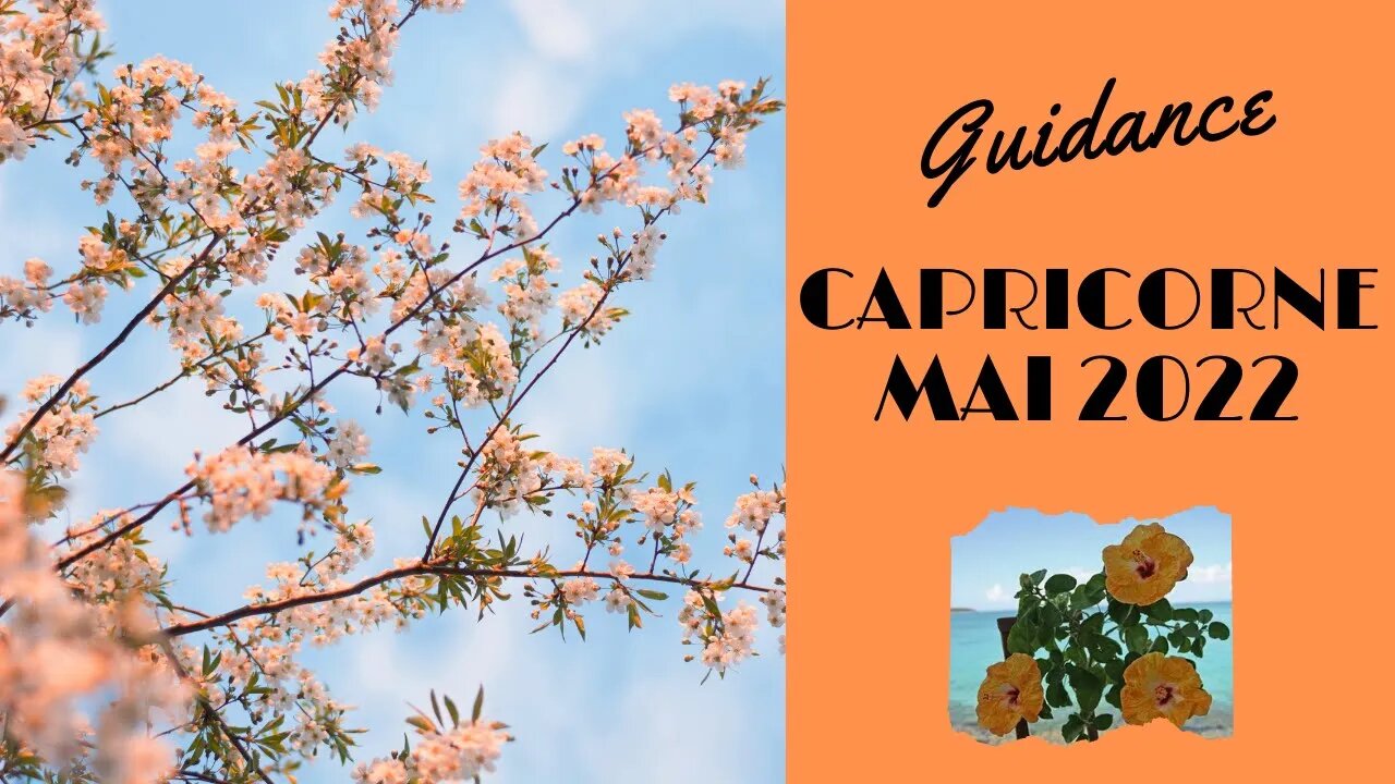 #CAPRICORNE - GUIDANCE MAI 2022 - ** L'ABOUTISSEMENT **