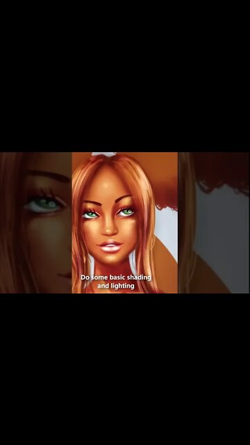 Digital Art Drawing Painting with Hair Style Brushes by Reignebo Art