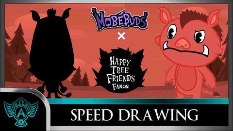 Speed Drawing: Happy Tree Friends Fanon - Boary| Mobebuds Style