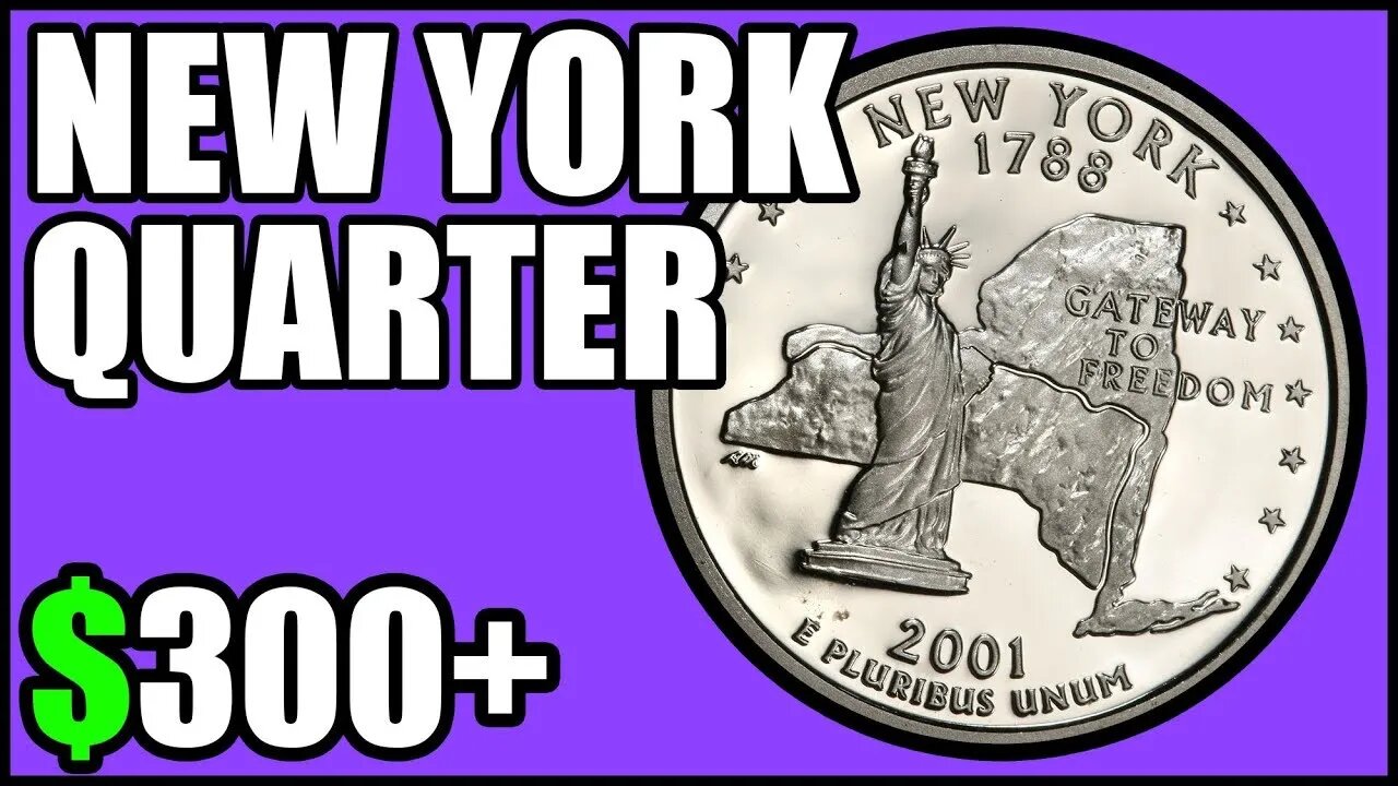 2001 New York Quarters Worth Money - How Much Is It Worth and Why, Errors, Varieties, and History