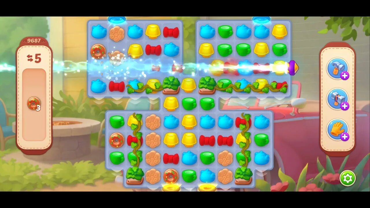 Playrix Homescapes Gameplay Walkthrough Level 9687