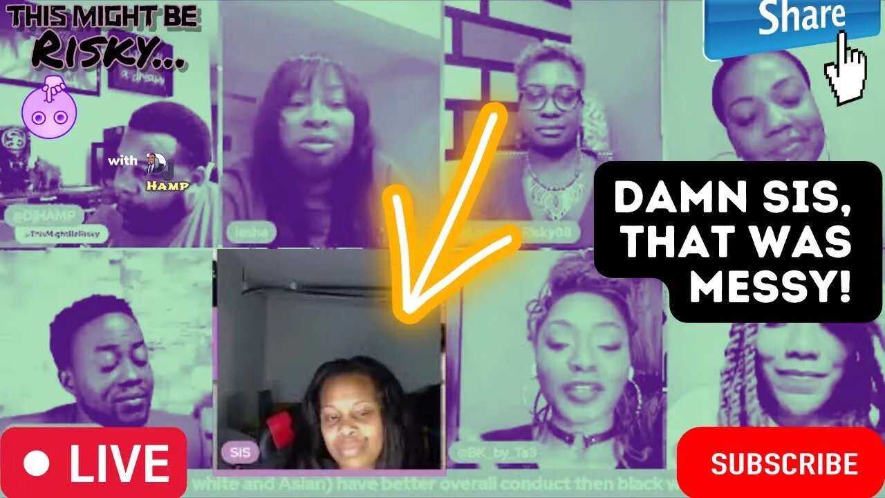 CHAOTIC SAYS MEN WANT CONSERVATIVE WOMEN BUT SIS BRINGS HIS WIFE INTO THE CONVERSATION! WOW!