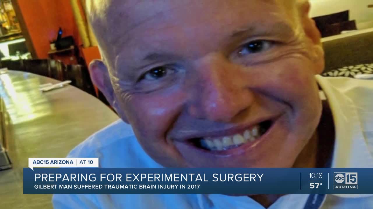 Gilbert man prepares for experimental brain surgery