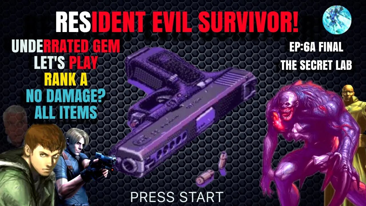 LET'S PLAY RESIDENT EVIL SURVIVOR EP:6A THE SECRET LAB FT: LEON S. KENNEDY 4K 60FPS #gaming #meme