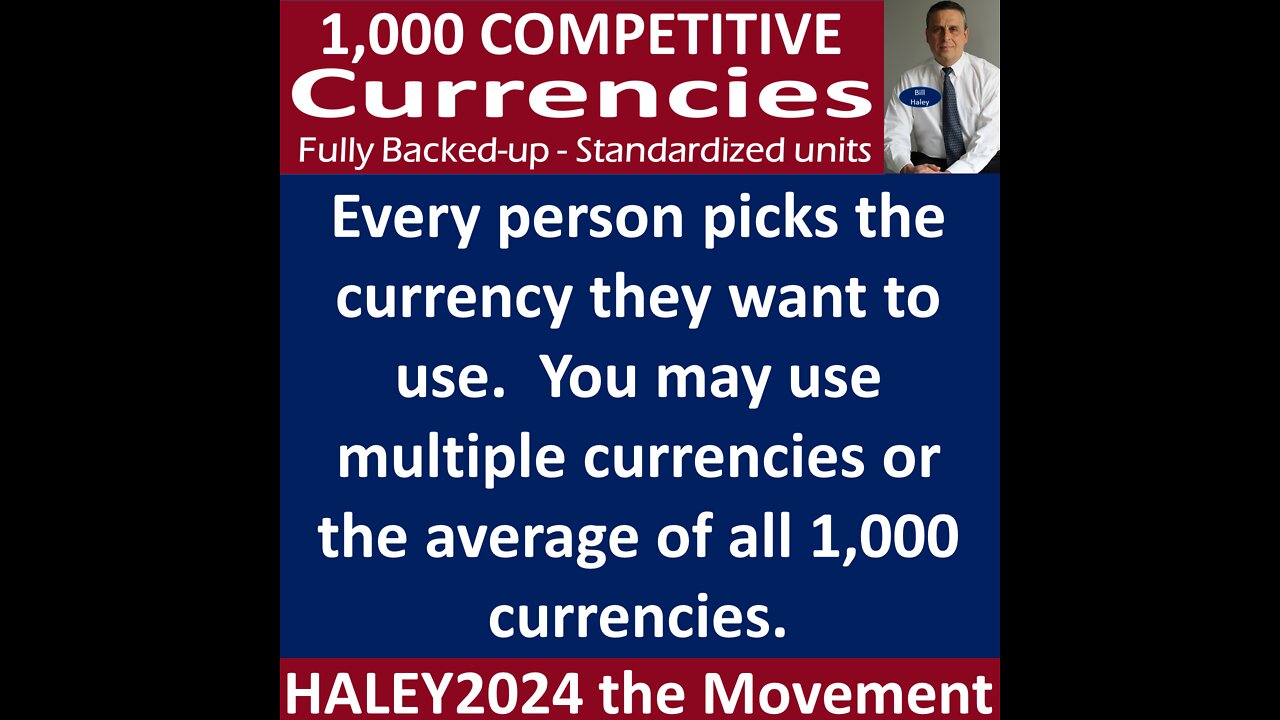 1,000 Competitive Currencies (part 6 of 9)