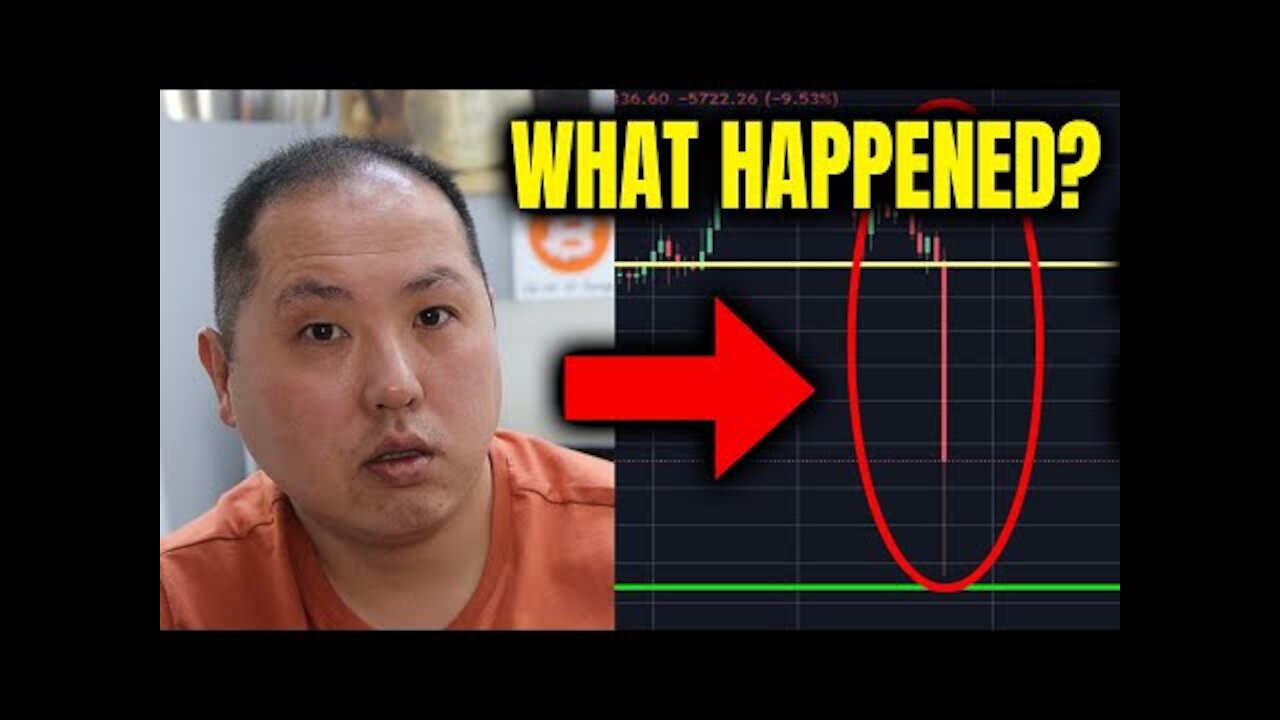 #btc #crypto #bitcoin BITCOIN FLASH CRASH - WHAT HAPPENED??