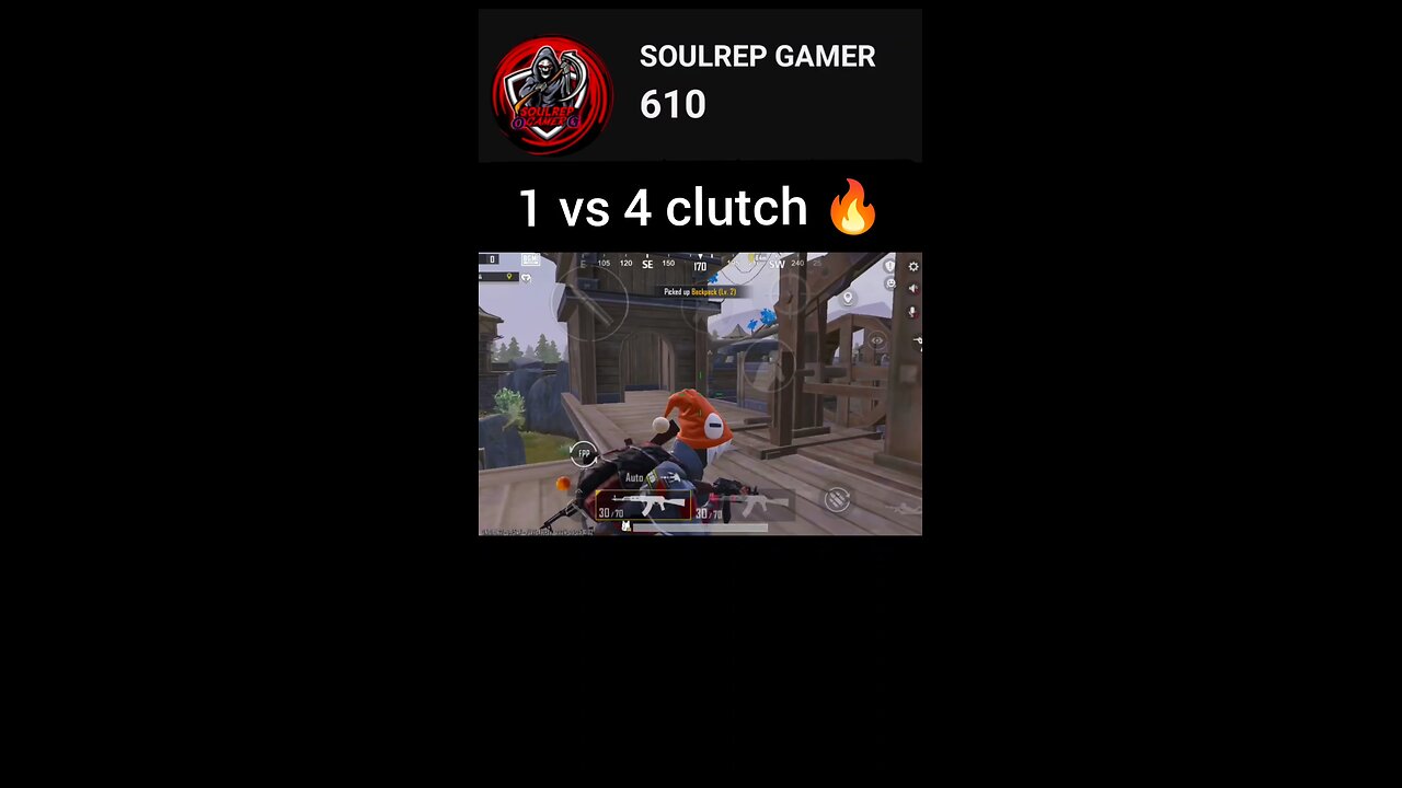 Bgmi 1vs4 clutch 🔥