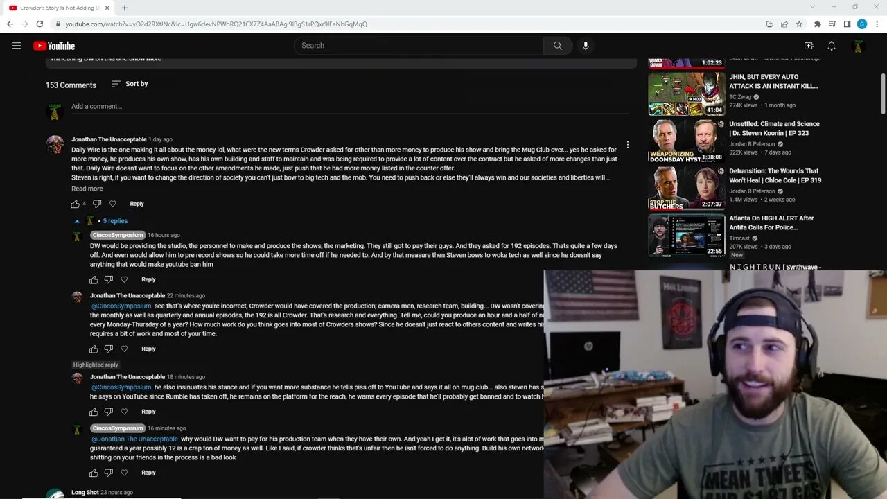 Crowder Vs DailyWire Discussion