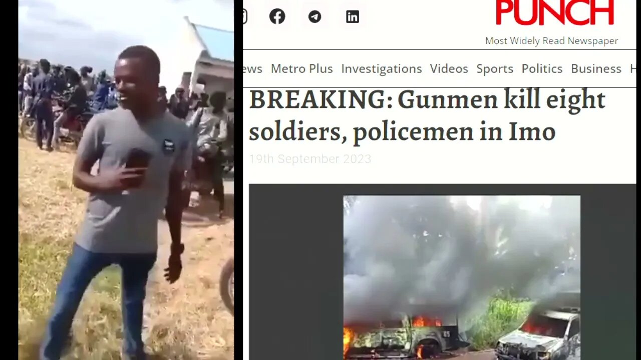 Video Of Soldiers In Dialogue With Bandits BREAKING: Gunmen kill eight soldiers, policemen in Imo.