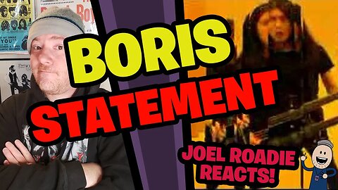 BORIS "Statement" (Official) - Roadie Reacts