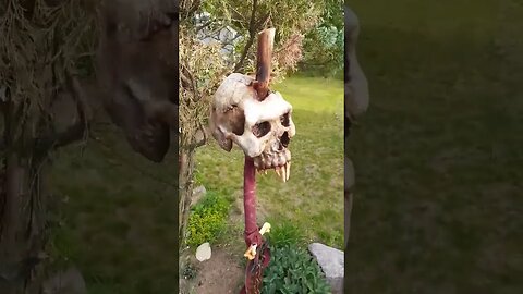 I made a VAMPIRE Hunters Staff! #shorts #vampire #halloweendecor