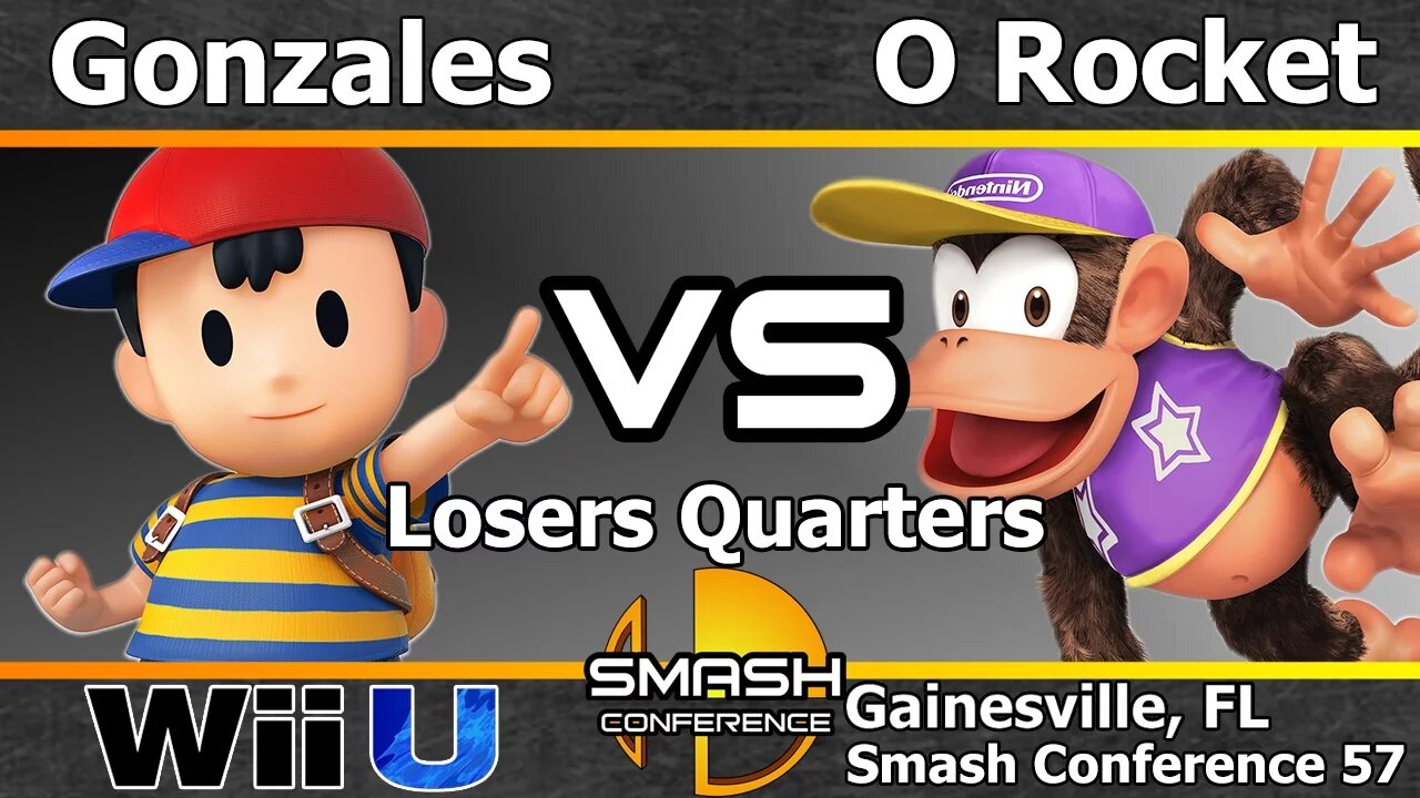 The Great Gonzales (Ness) vs. O Rocket (Diddy & Donkey Kong) - Losers Quarters - SC57